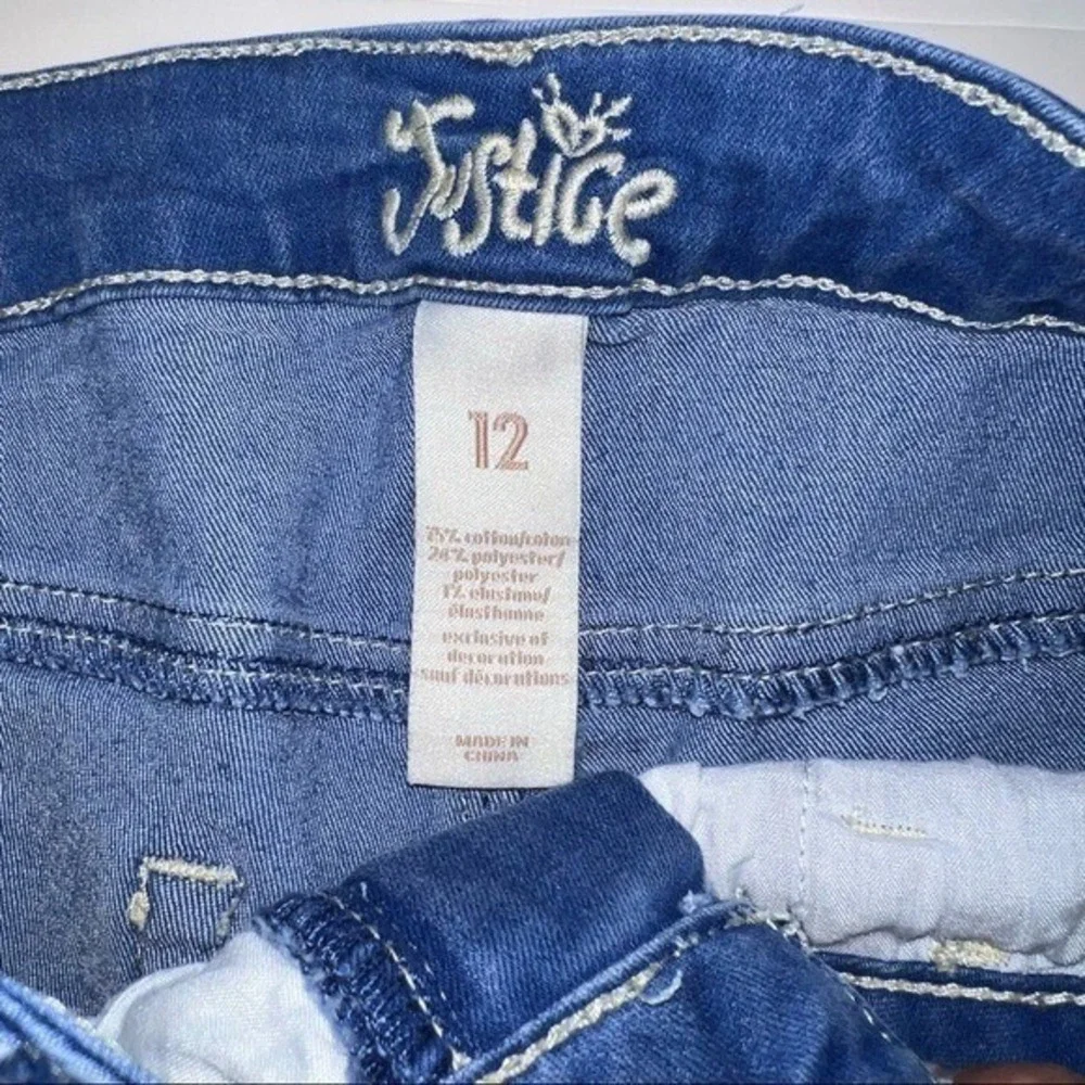 Justice Denim Shorts Size‎ 12
